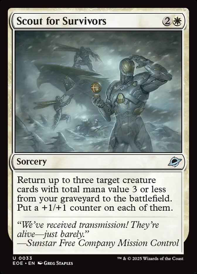 Scout for Survivors - Edge of Eternities