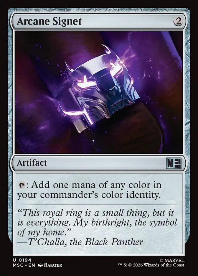 Arcane Signet - Marvel Super Heroes Commander