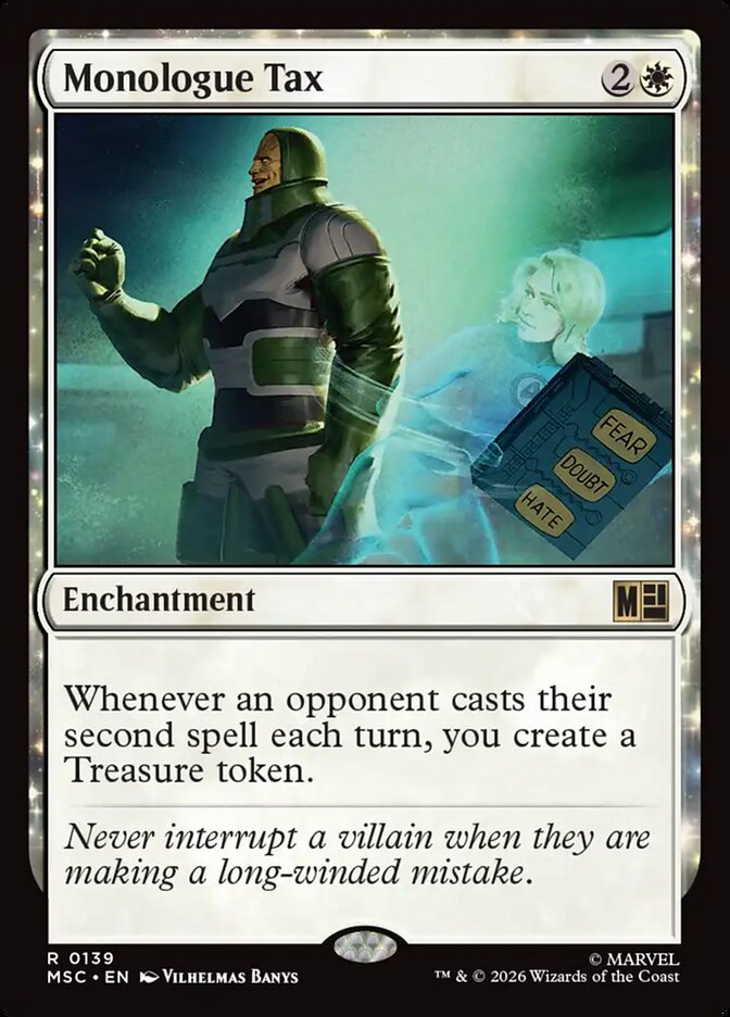 Monologue Tax - Marvel Super Heroes Commander
