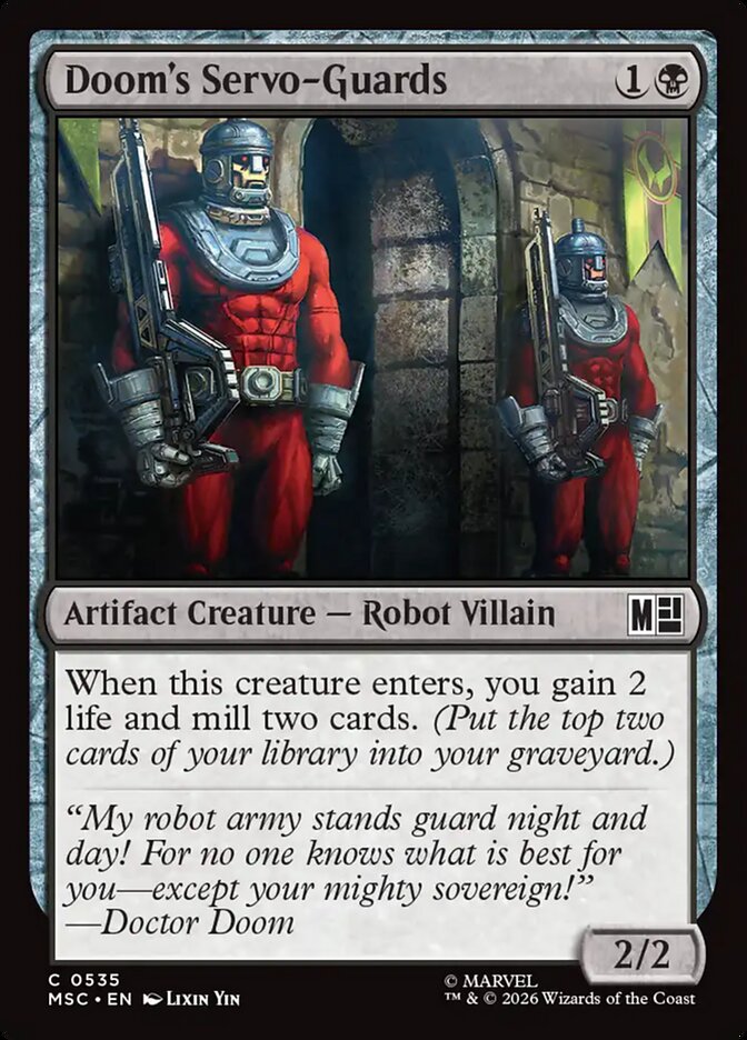 Doom's Servo-Guards - Marvel Super Heroes Commander