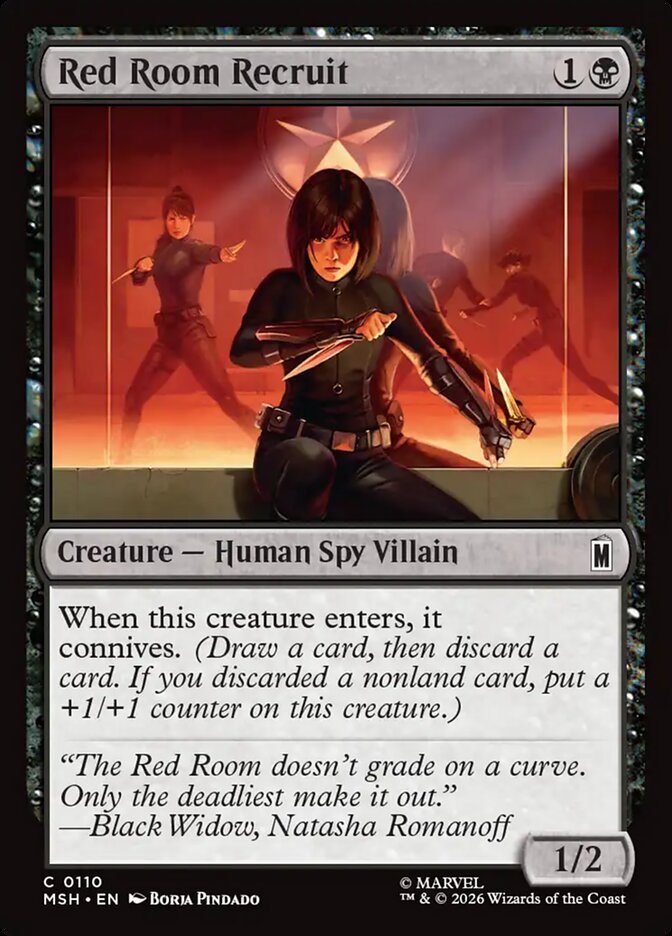 Red Room Recruit - Marvel Super Heroes