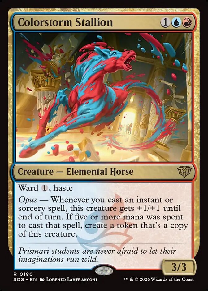Colorstorm Stallion - Secrets of Strixhaven