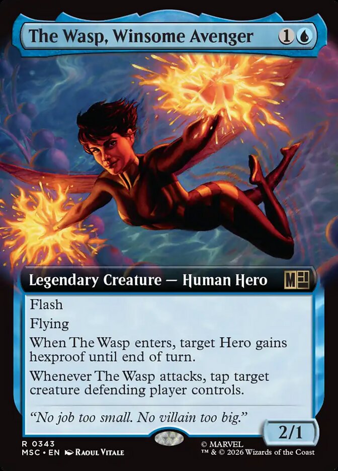 The Wasp, Winsome Avenger - Marvel Super Heroes Commander