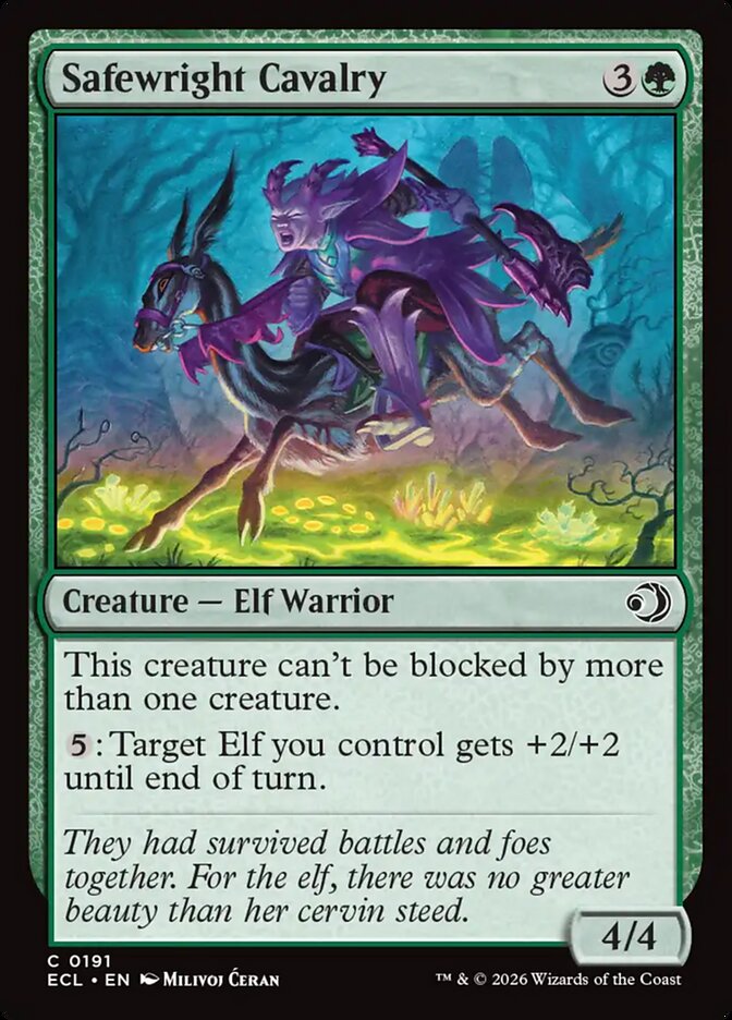 Safewright Cavalry - Lorwyn Eclipsed