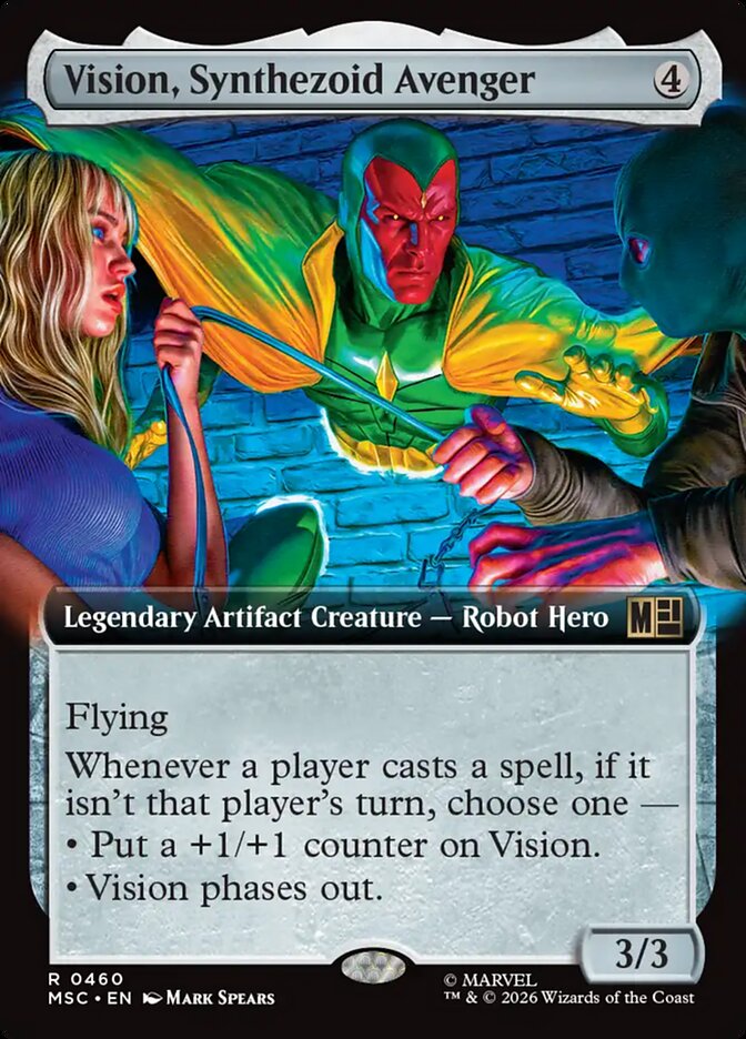 Vision, Synthezoid Avenger - Marvel Super Heroes Commander