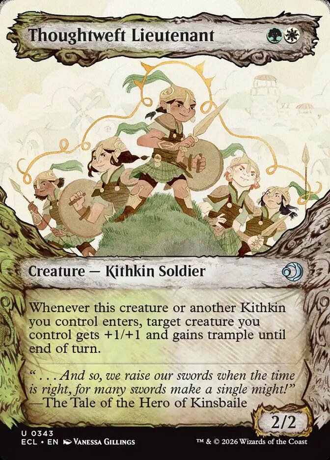 Thoughtweft Lieutenant - Lorwyn Eclipsed