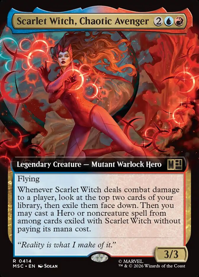 Scarlet Witch, Chaotic Avenger - Marvel Super Heroes Commander