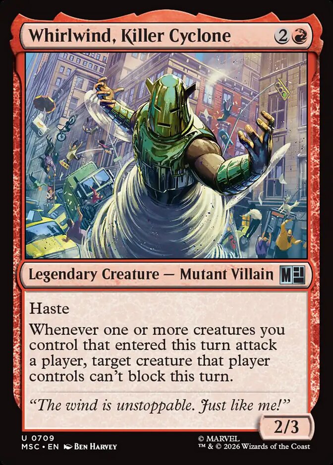 Whirlwind, Killer Cyclone - Marvel Super Heroes Commander