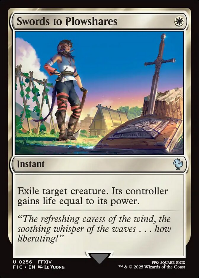 Swords to Plowshares - Final Fantasy Commander