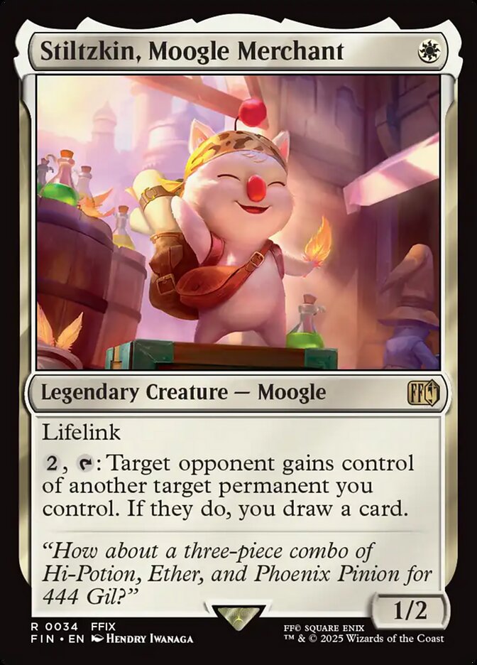 Stiltzkin, Moogle Merchant - Final Fantasy