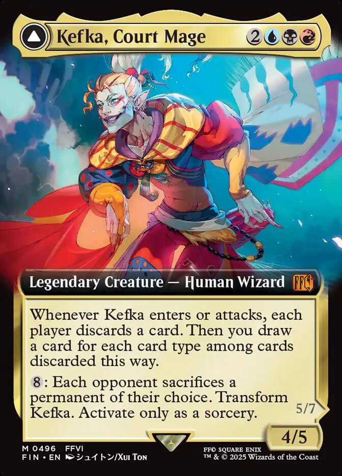 Kefka, Court Mage // Kefka, Ruler of Ruin - Final Fantasy