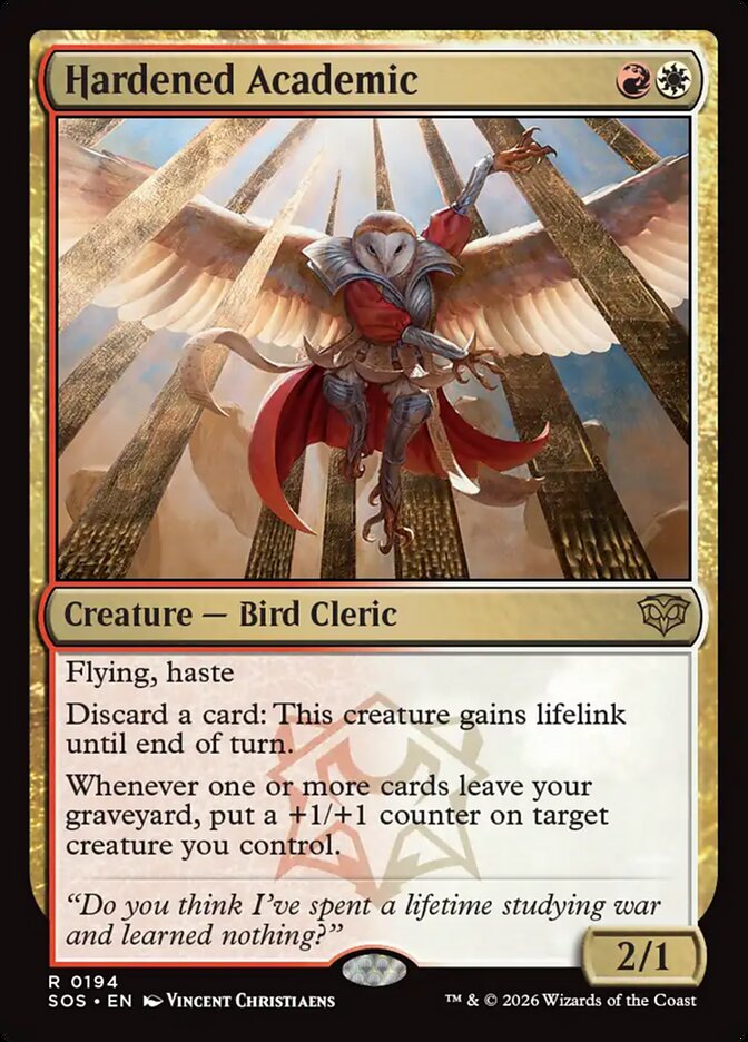 Hardened Academic - Secrets of Strixhaven