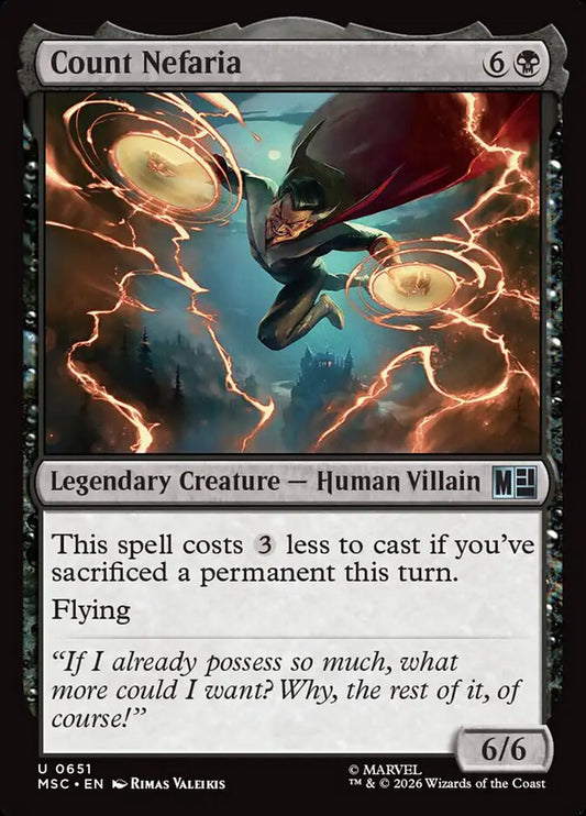 Count Nefaria - Marvel Super Heroes Commander