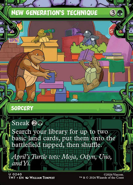 New Generation's Technique - Teenage Mutant Ninja Turtles
