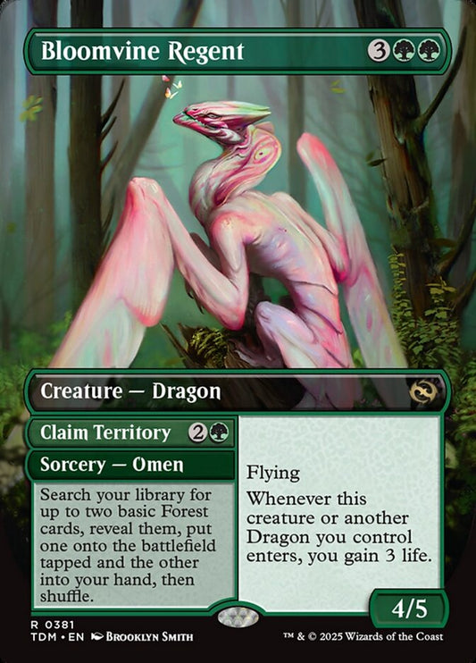 Bloomvine Regent // Claim Territory // Bloomvine Regent - Tarkir: Dragonstorm