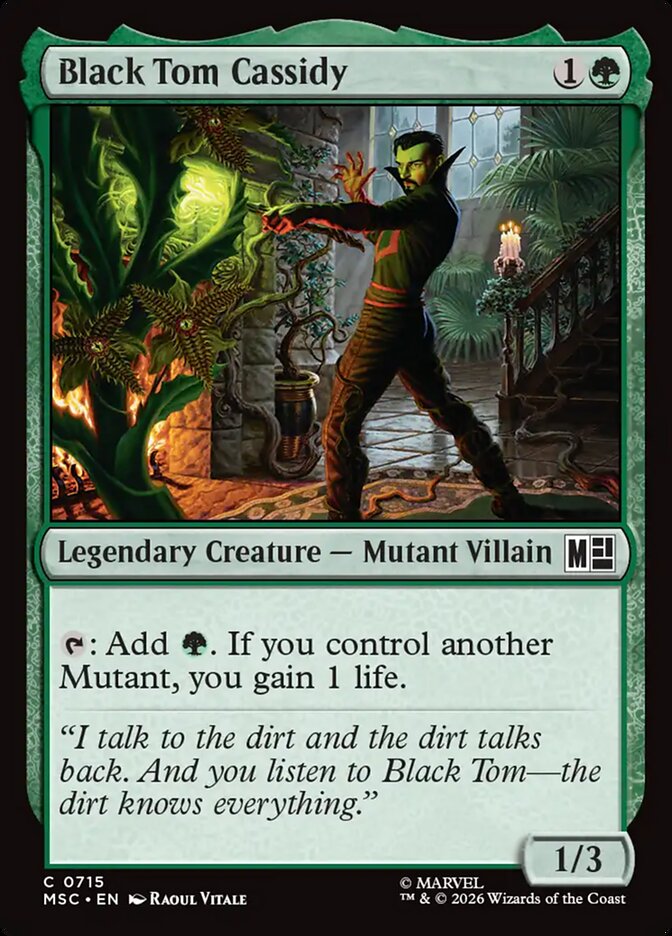 Black Tom Cassidy - Marvel Super Heroes Commander