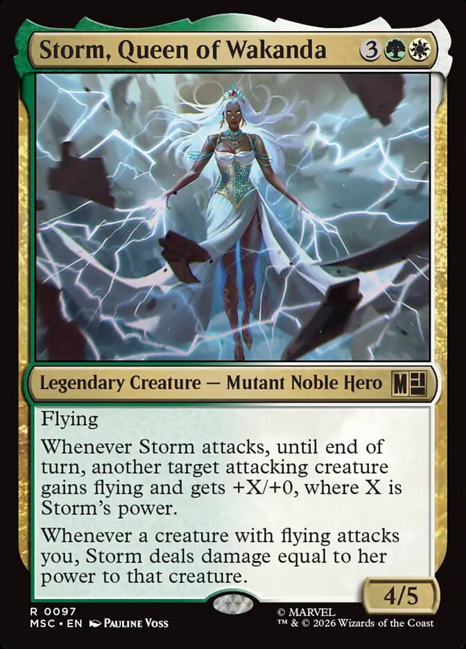 Storm, Queen of Wakanda - Marvel Super Heroes Commander