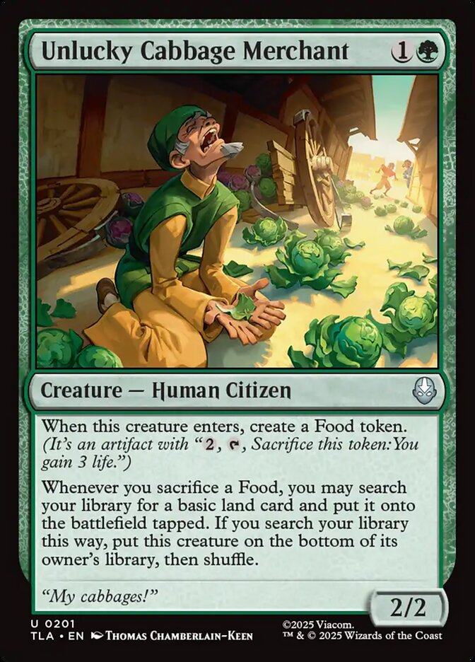 Unlucky Cabbage Merchant - Avatar: The Last Airbender