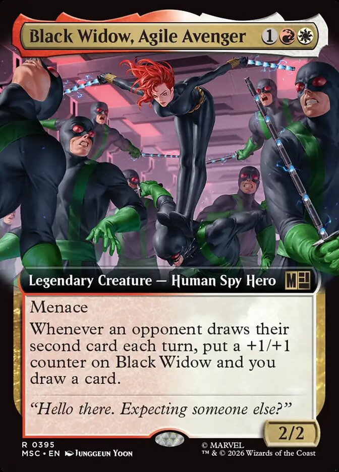 Black Widow, Agile Avenger - Marvel Super Heroes Commander