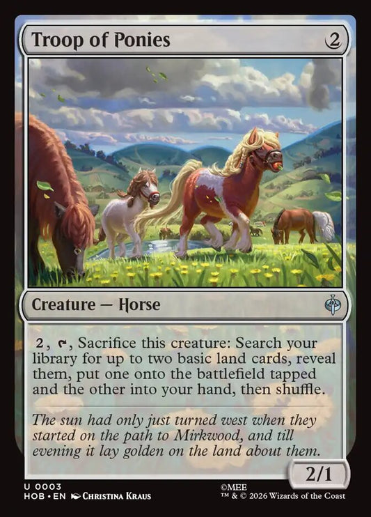 Troop of Ponies - The Hobbit