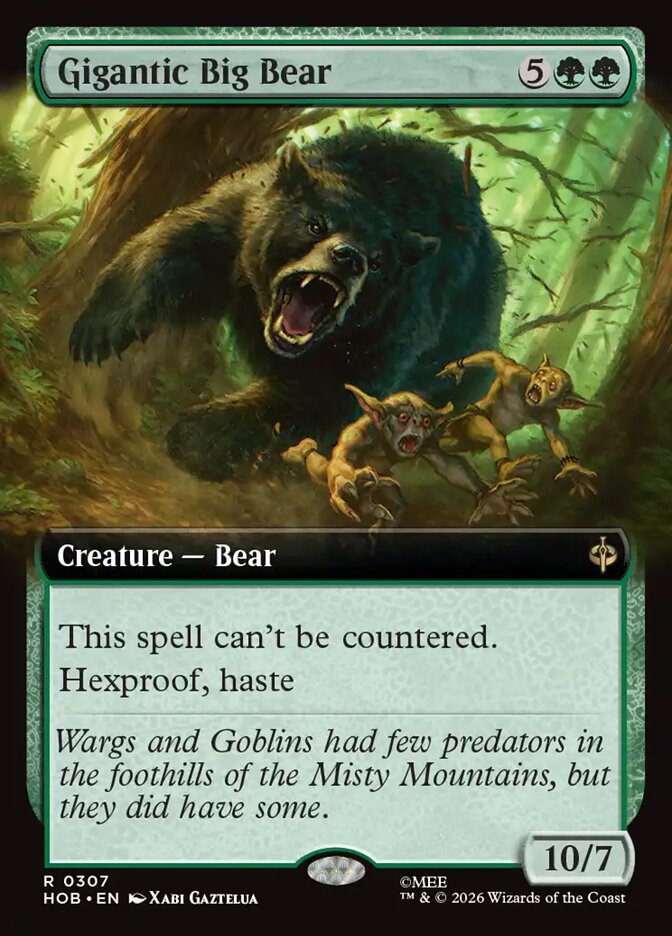 Gigantic Big Bear - The Hobbit