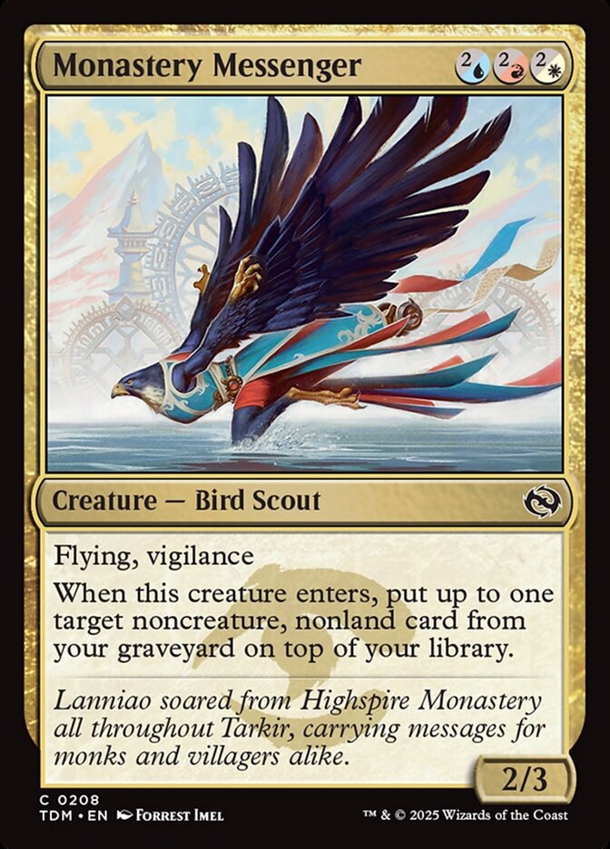 Monastery Messenger - Tarkir: Dragonstorm