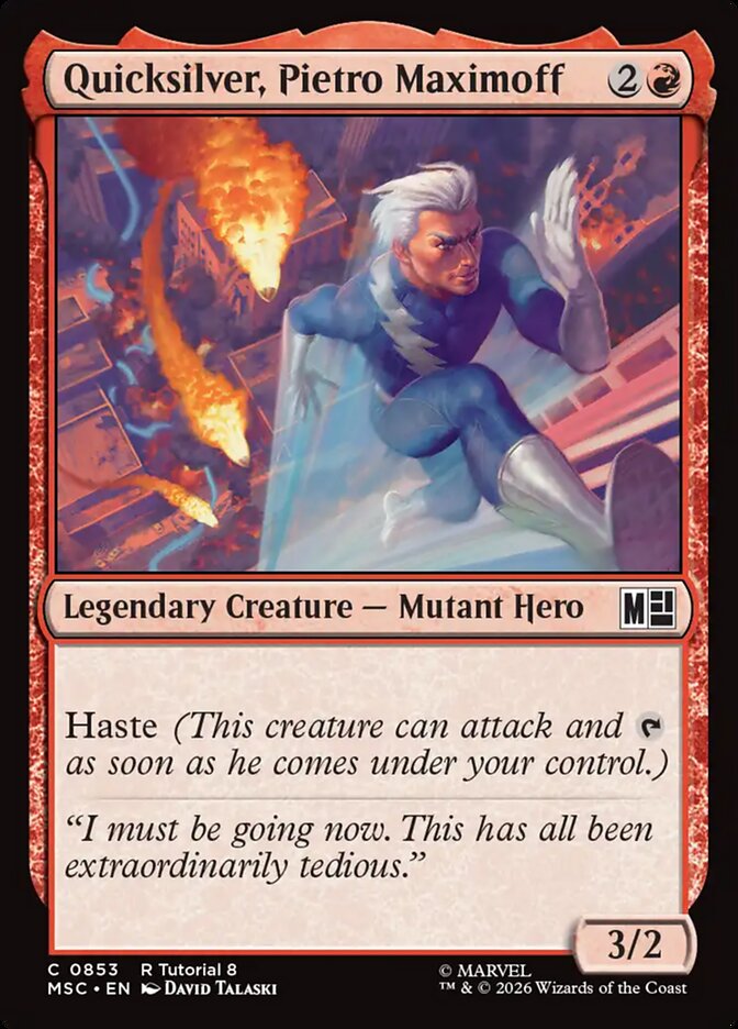 Quicksilver, Pietro Maximoff - Marvel Super Heroes Commander