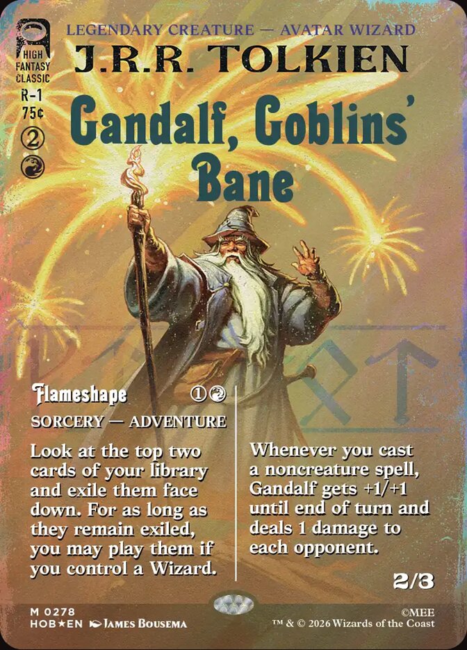 Gandalf, Goblins' Bane // Flameshape - The Hobbit