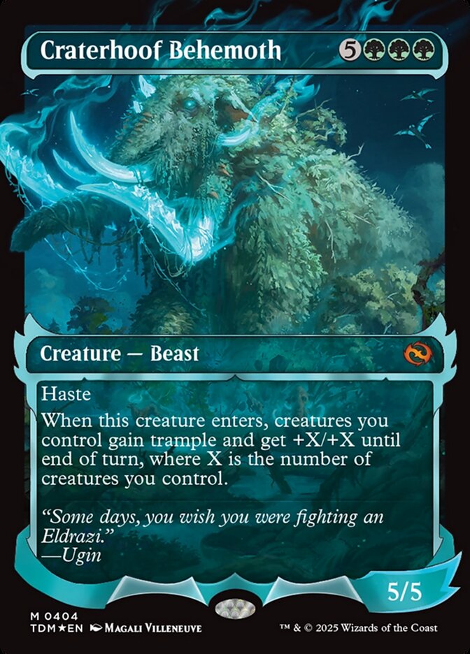 Craterhoof Behemoth - Tarkir: Dragonstorm