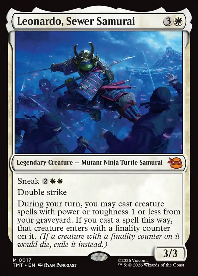 Leonardo, Sewer Samurai - Teenage Mutant Ninja Turtles