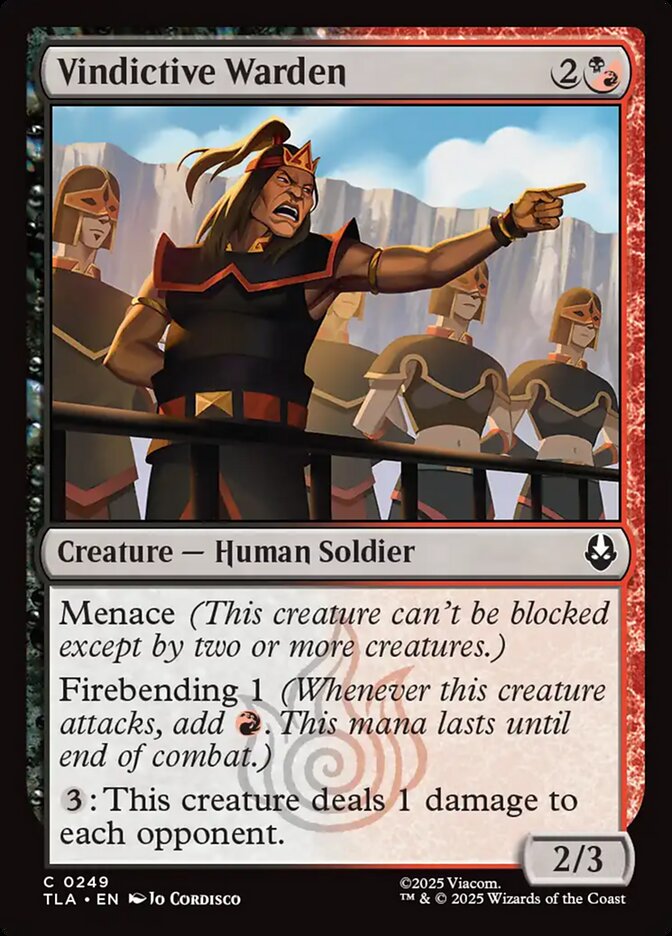 Vindictive Warden - Avatar: The Last Airbender