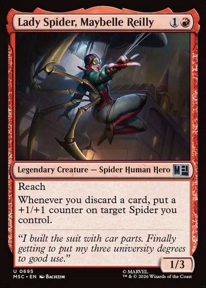Lady Spider, Maybelle Reilly - Marvel Super Heroes Commander