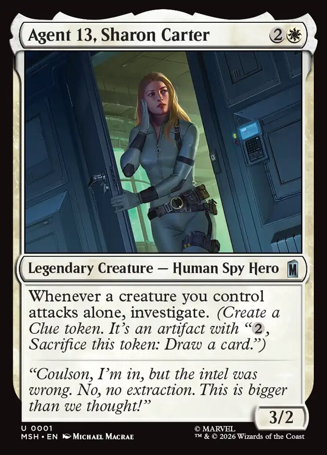 Agent 13, Sharon Carter - Marvel Super Heroes
