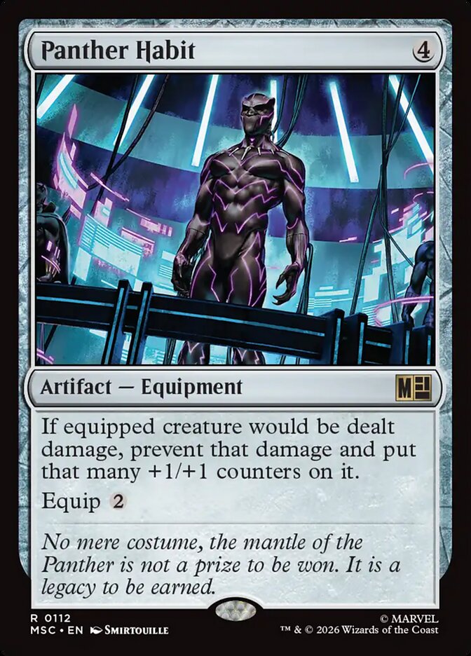 Panther Habit - Marvel Super Heroes Commander
