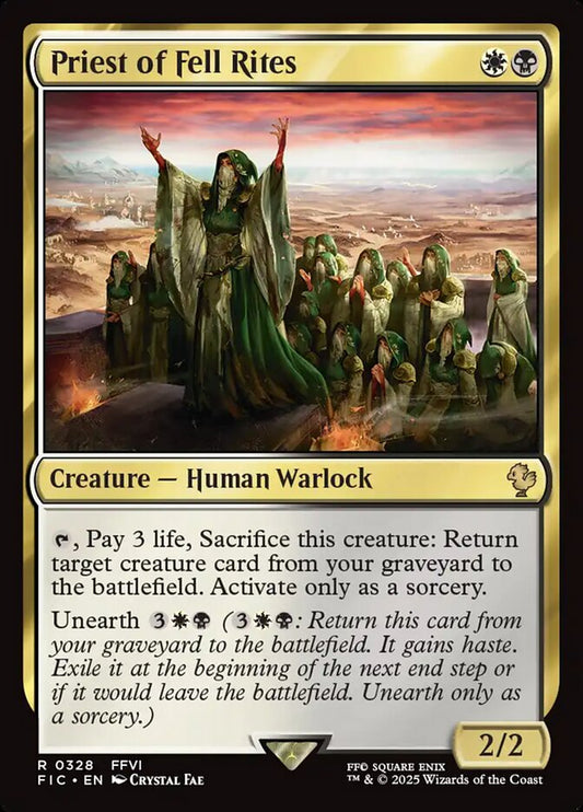 Priest of Fell Rites - Final Fantasy Commander