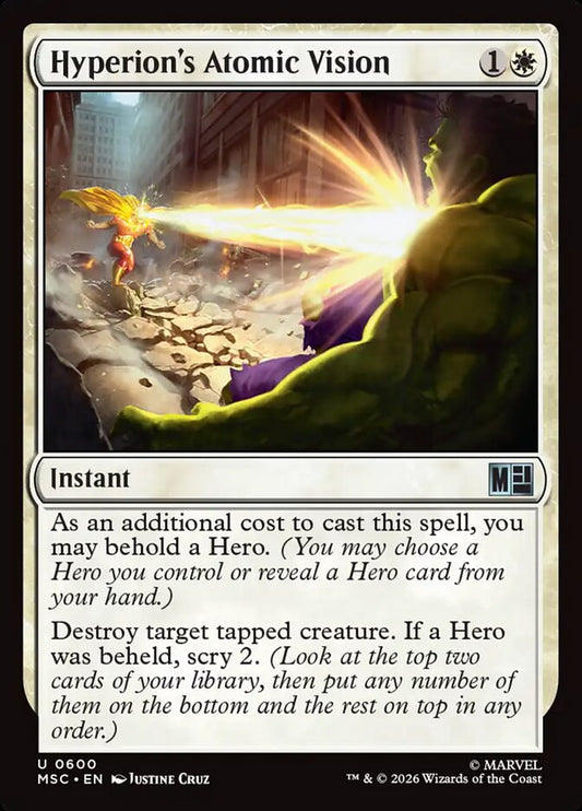 Hyperion's Atomic Vision - Marvel Super Heroes Commander