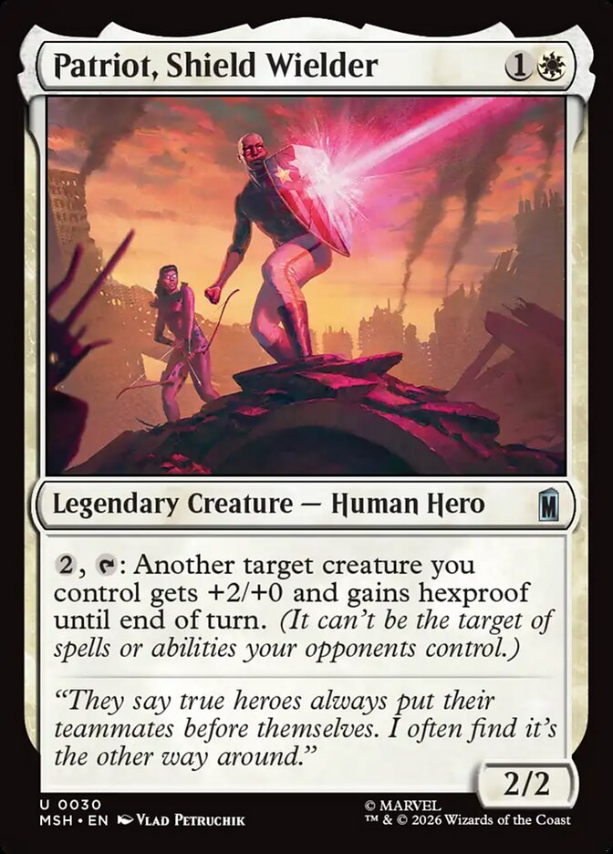 Patriot, Shield Wielder - Marvel Super Heroes