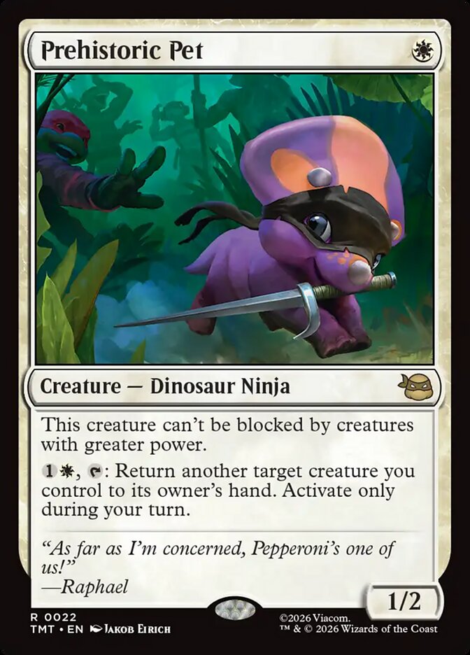 Prehistoric Pet - Teenage Mutant Ninja Turtles