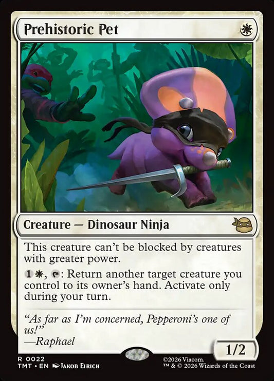 Prehistoric Pet - Teenage Mutant Ninja Turtles