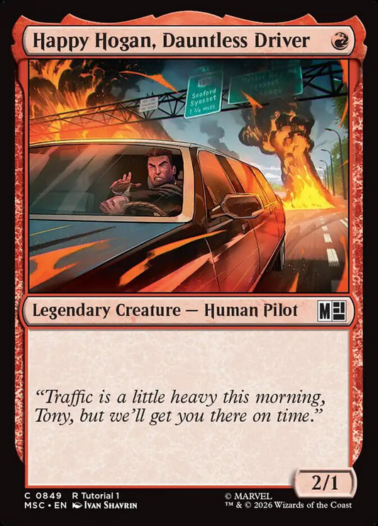 Happy Hogan, Dauntless Driver - Marvel Super Heroes Commander