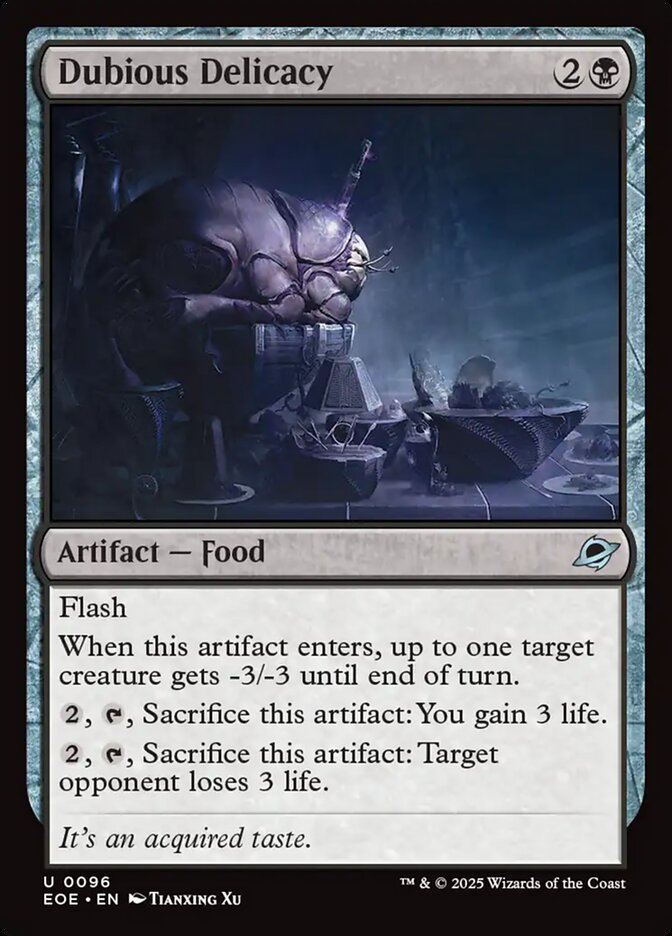 Dubious Delicacy - Edge of Eternities