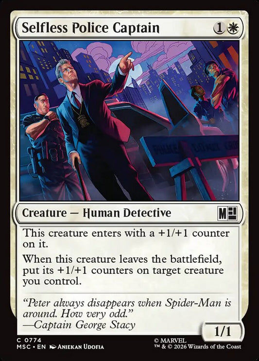 Selfless Police Captain - Marvel Super Heroes Commander