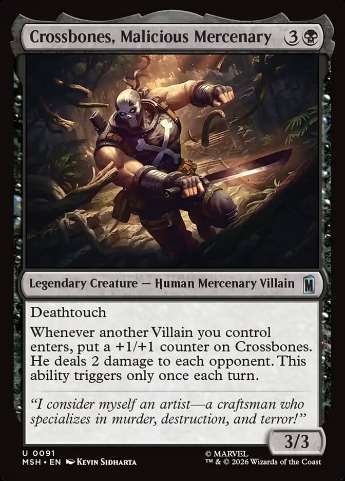 Crossbones, Malicious Mercenary - Marvel Super Heroes