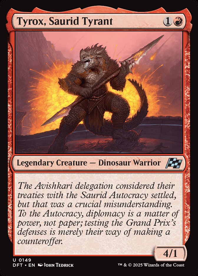 Tyrox, Saurid Tyrant - Aetherdrift