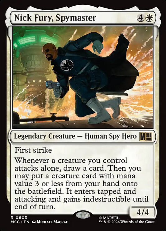 Nick Fury, Spymaster - Marvel Super Heroes Commander