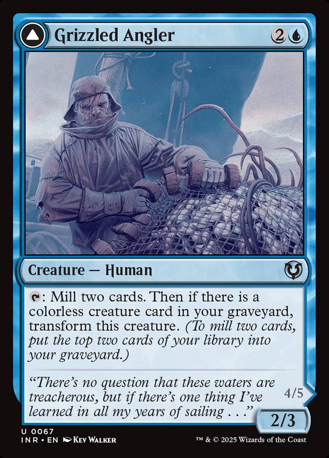 Grizzled Angler // Grisly Anglerfish - Innistrad Remastered