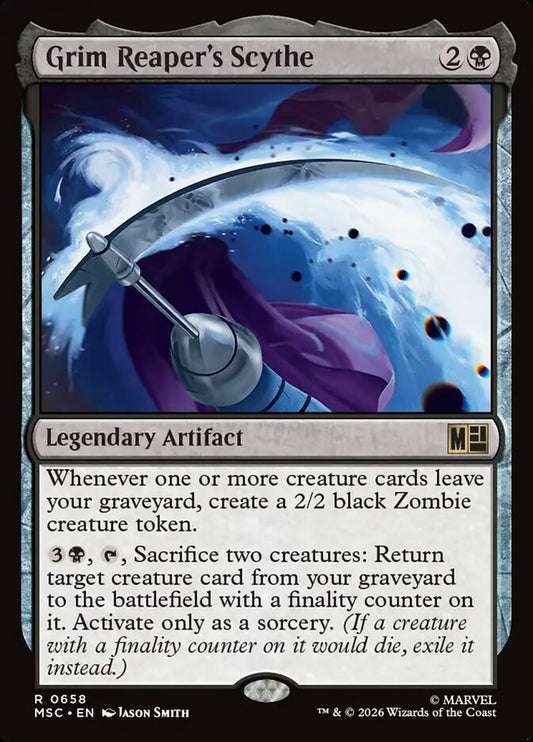 Grim Reaper's Scythe - Marvel Super Heroes Commander