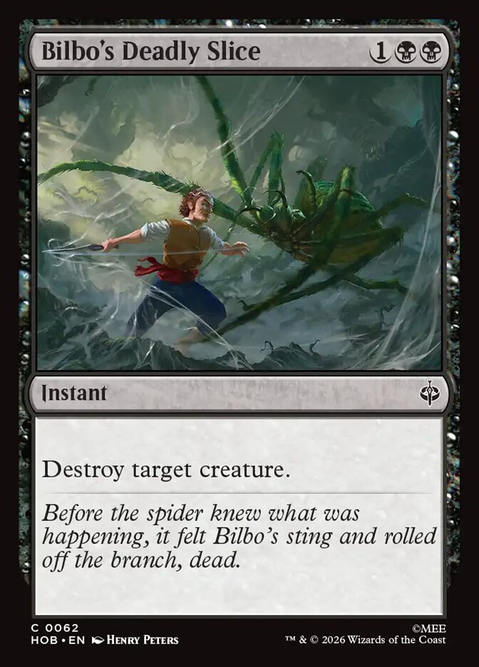 Bilbo's Deadly Slice - The Hobbit