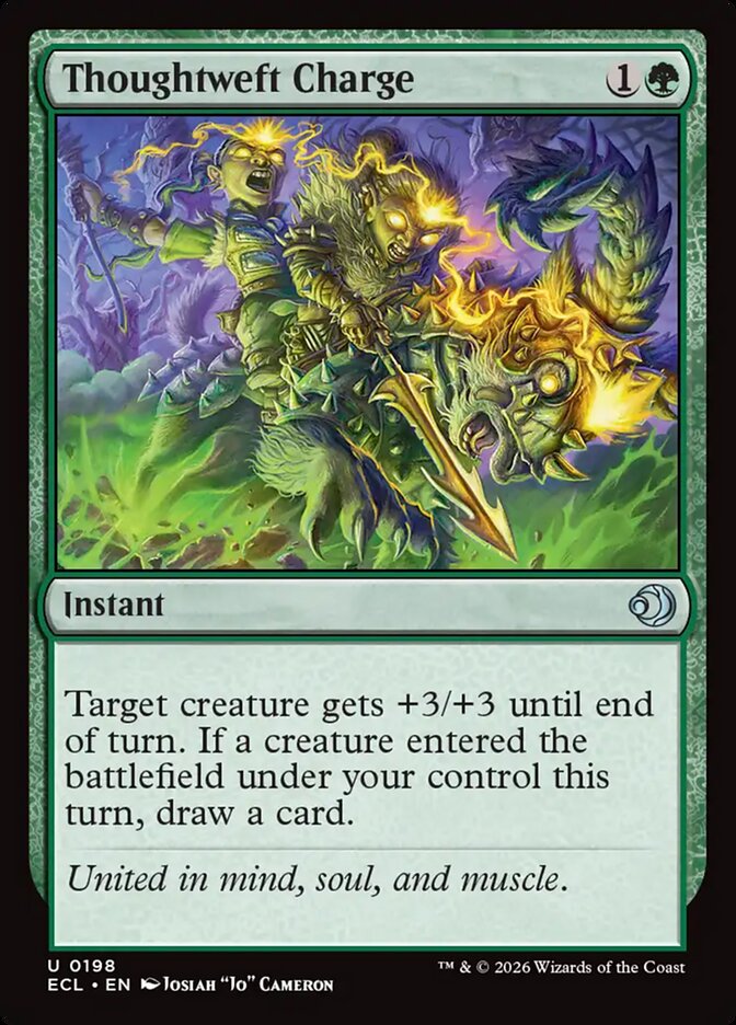 Thoughtweft Charge - Lorwyn Eclipsed