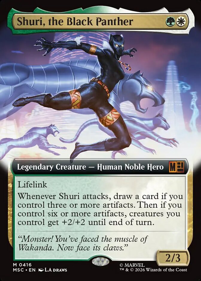 Shuri, the Black Panther - Marvel Super Heroes Commander
